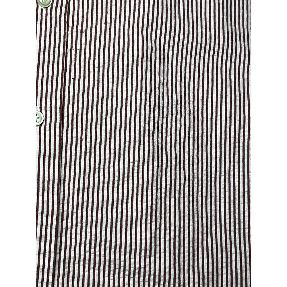 Ralph Lauren Men Button Down Shirt Seersucker Short Sleeve Pink White Size Small - Picture 2 of 6